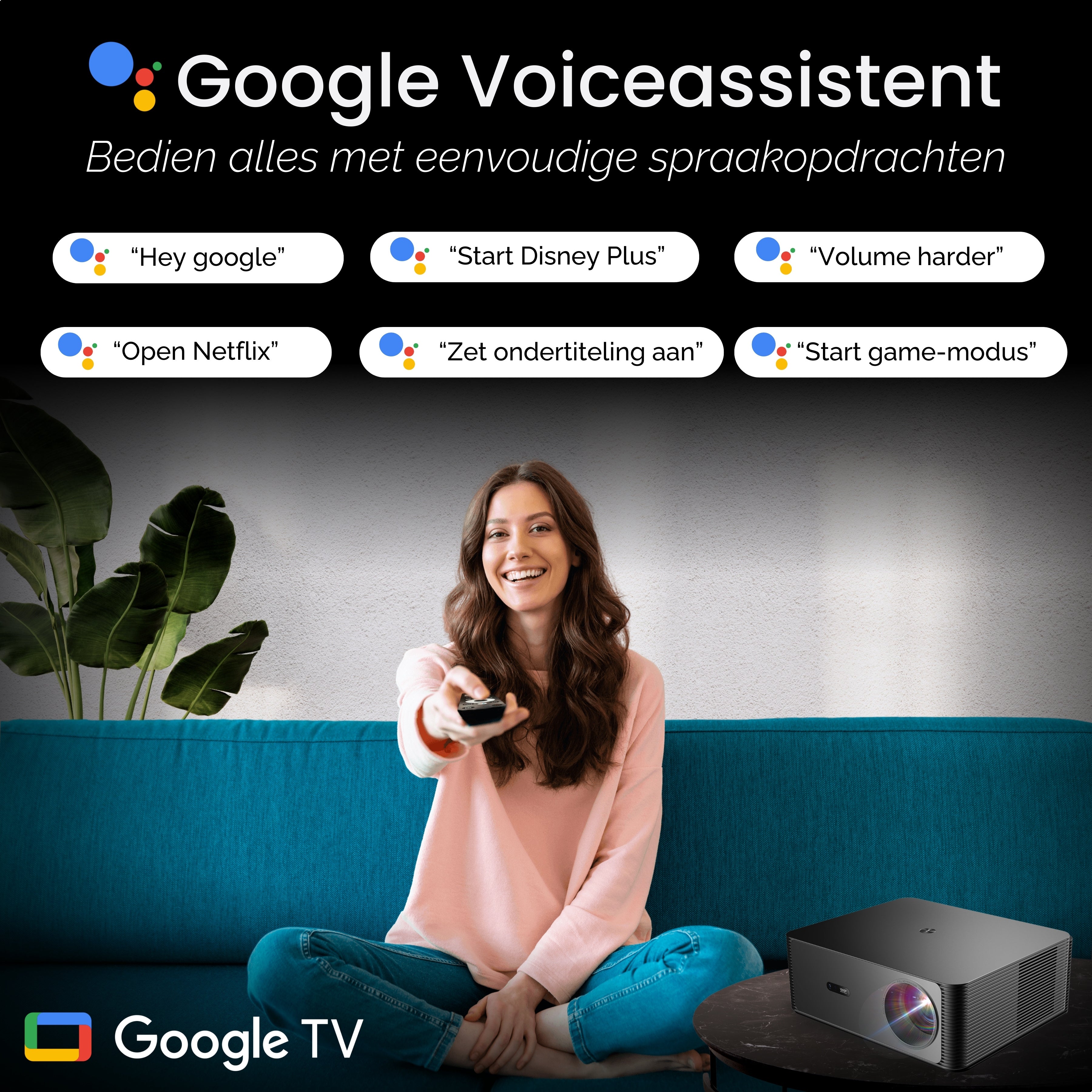 Chesto beamer Full HD Google tv