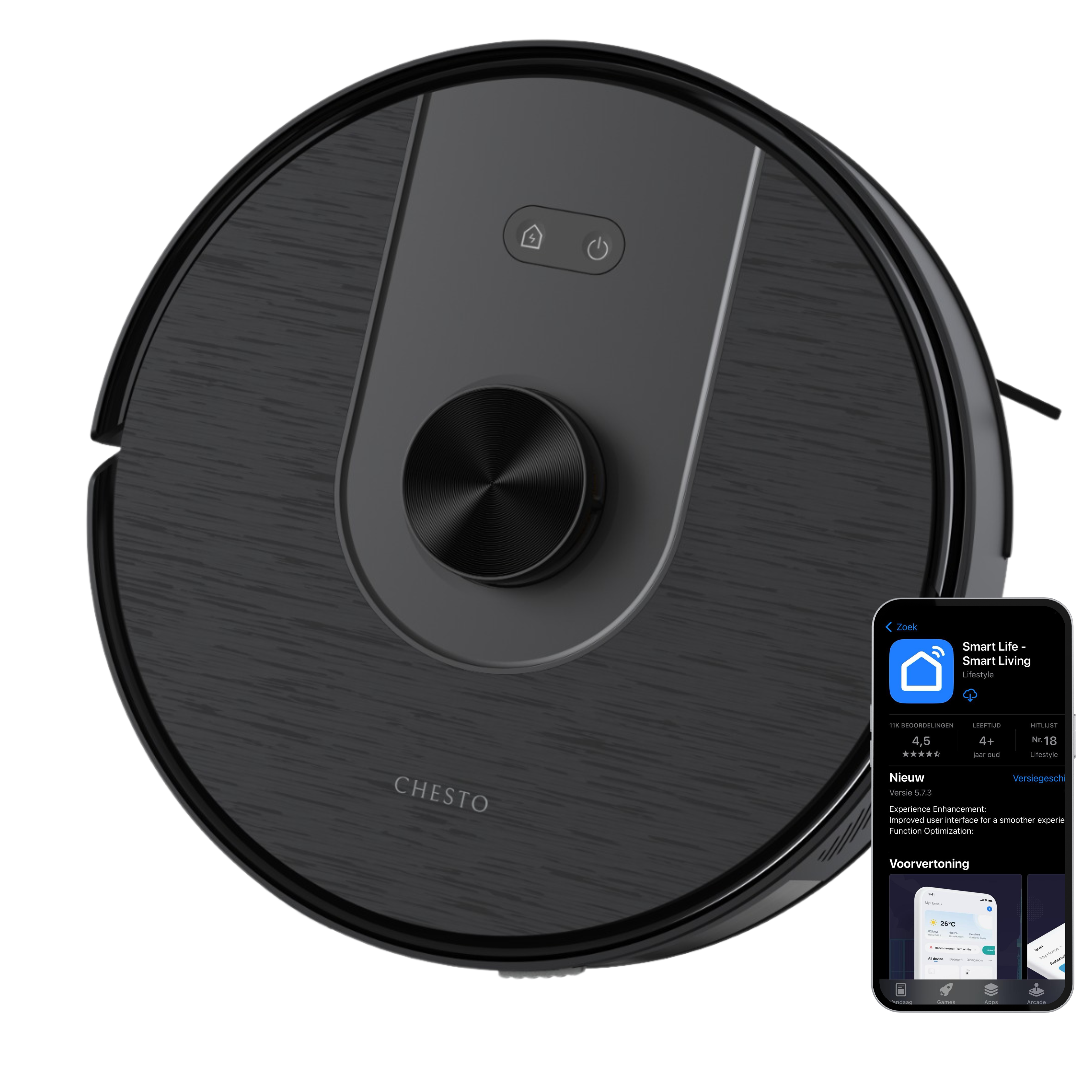 Chesto Robotstofzuiger T2