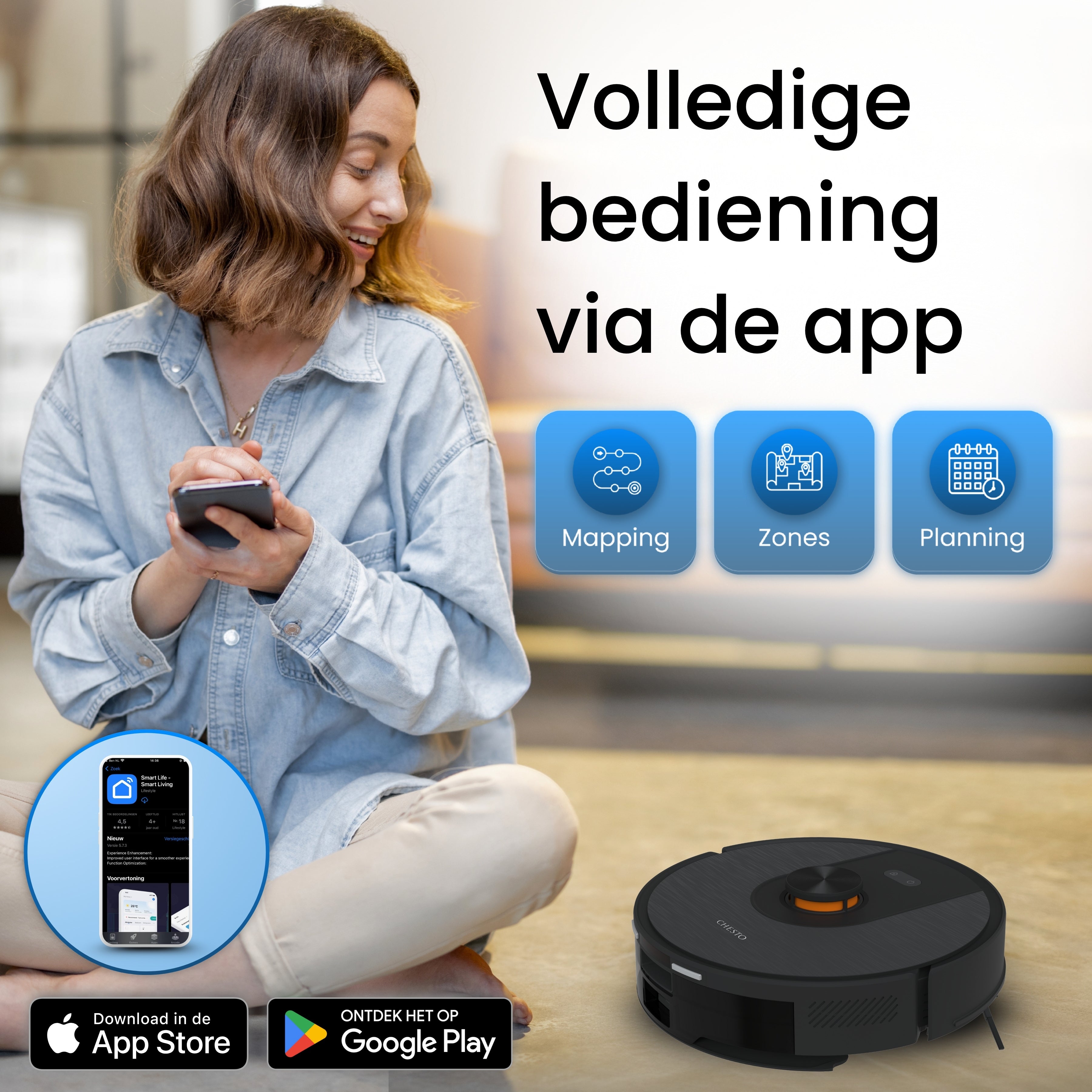 Chesto Robotstofzuiger T2