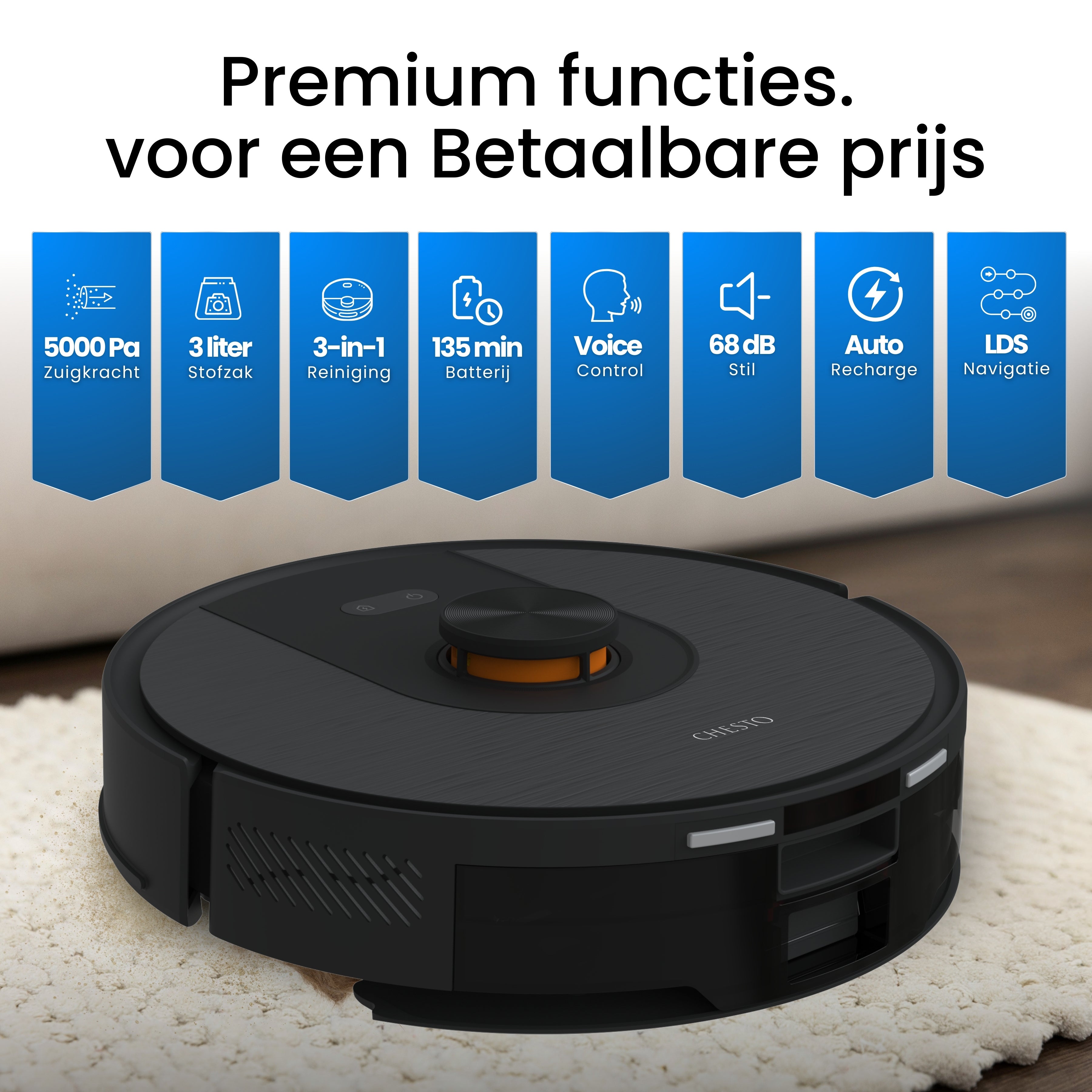 Chesto Robotstofzuiger T2