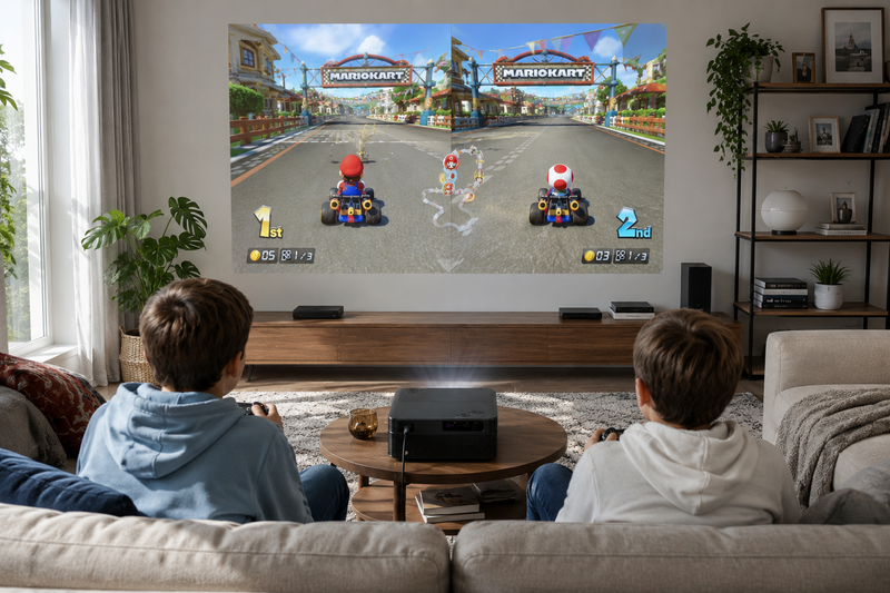 Mario Kart op megaformaat.