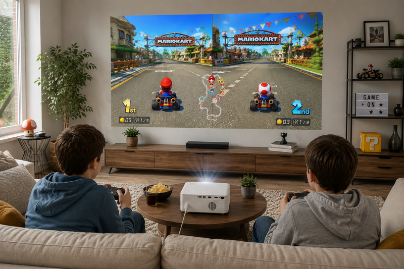 Mario Kart op megaformaat.